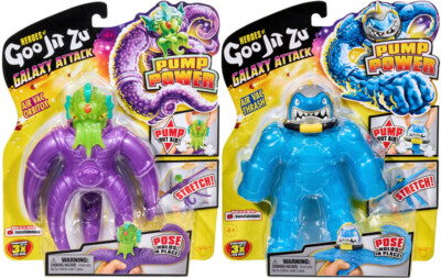 Heroes of Goo Jit Zu Galaxy Attack Stretchy Action Figures - Free