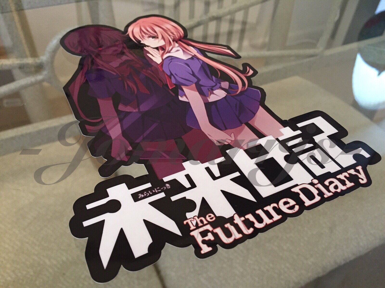 The Future Diary Mirai Nikki Anime Sticker for Sale by Anime Store