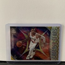 2019-20 Donruss Optic Damian Lillard Fantasy Stars GOLD WAVE PRIZM SSP