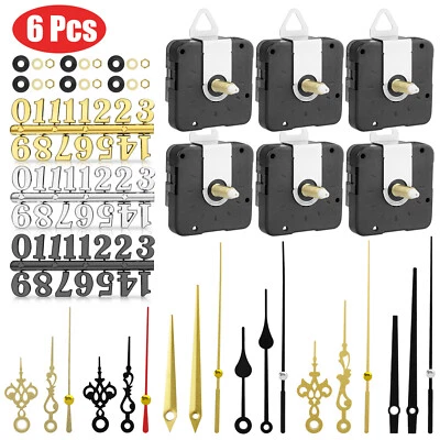 Quartz Mechanism Wall Clock Movement Kit DIY Repair Tool Replacement Hands Motor