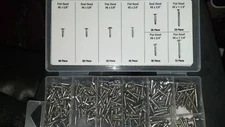 372 PIECE STAINLESS STEEL SCREWS CONSOLE DASH TRIM HEADLINER DOOR PANEL CHEVY