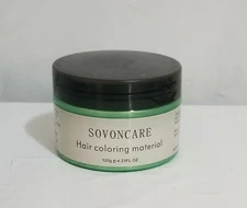 SOVONCARE Hair Coloring Material Natural Hairstyle Cream 4.23 GREEN