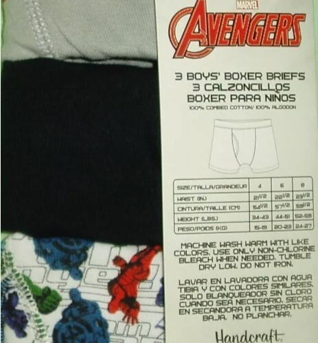 Boys Boxer Brief Avengers Marvel Underwear - Picture 5 of 5