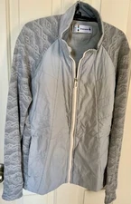 Smartwool Jacket sz XL Gray Puffer & Merino Wool Smartloft Sweater