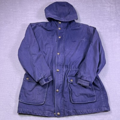 VTG Northern Reflections Mens Create Blue Insulated Hooded Parka Jacket Size XL