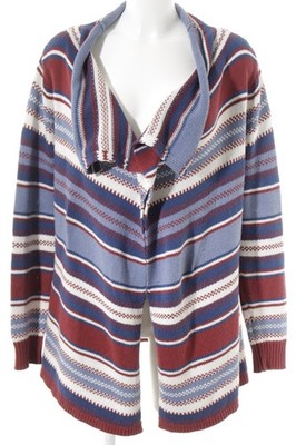 ROXY Cardigan Damen Jacke Gr. DE 36 dunkelrot-weiß-dunkelblau Casual-Look