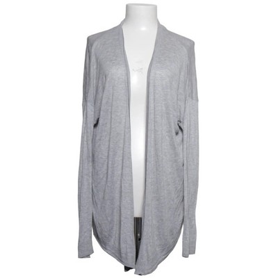 H&M Basic, Strickjacke, Damen, Größe: L, Grau, Acryl/Viskose, Einfarbig #wlW
