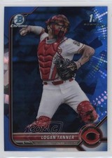 2022 Bowman Chrome Draft Sapphire Edition Logan Tanner #BDC-55 uk2