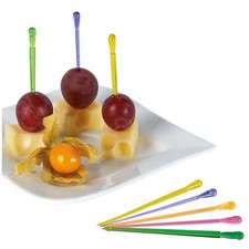 Partypicker, Kunststoff, 8,5 cm, mehrfarbig (50er Pack)