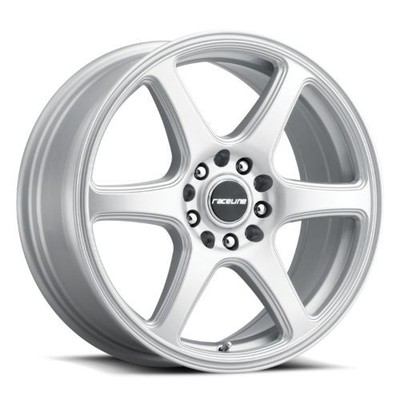18x8 Raceline 146GS Matrix Gloss Silver Wheels 5x110/5x4.5 (40mm) Set of 4
