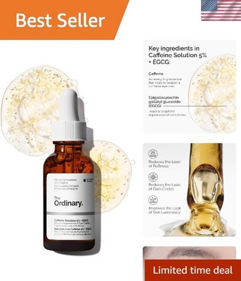Transform Tired Eyes with The Ordinary Caffeine Solution 5% + EGCG - 1 Fl Oz