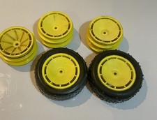 Kyosho Lazer  ZX Optima mid custom Etc Wheel Set And A Spare Vintage 1/10 4wd