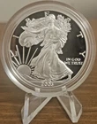 2003-W $1 1-oz Proof American Silver Eagle Box, OGP, &COA