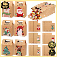 GeschenktüTen Weihnachten 24 StüCk Klein PapiertüTen Mit Griff FüR SüßIgkeiten