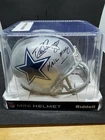 DREW PEARSON Autographed Riddle Mini Helmet - Signed Hail Mary Drew Pearson 88