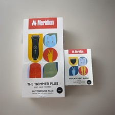 Meridian The Trimmer Plus Body Hair Trimmer Sealed Onyx Black With Extra Blade