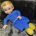 Vtg 1967 Mattel Mrs Beasley Doll w/ Bib Apron, No Pull String
