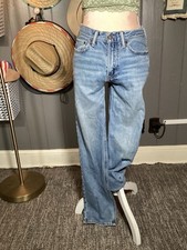 Vintage Abercrombie Kids Slim Straight Jeans Size 16 Slim Blue Denim Pockets