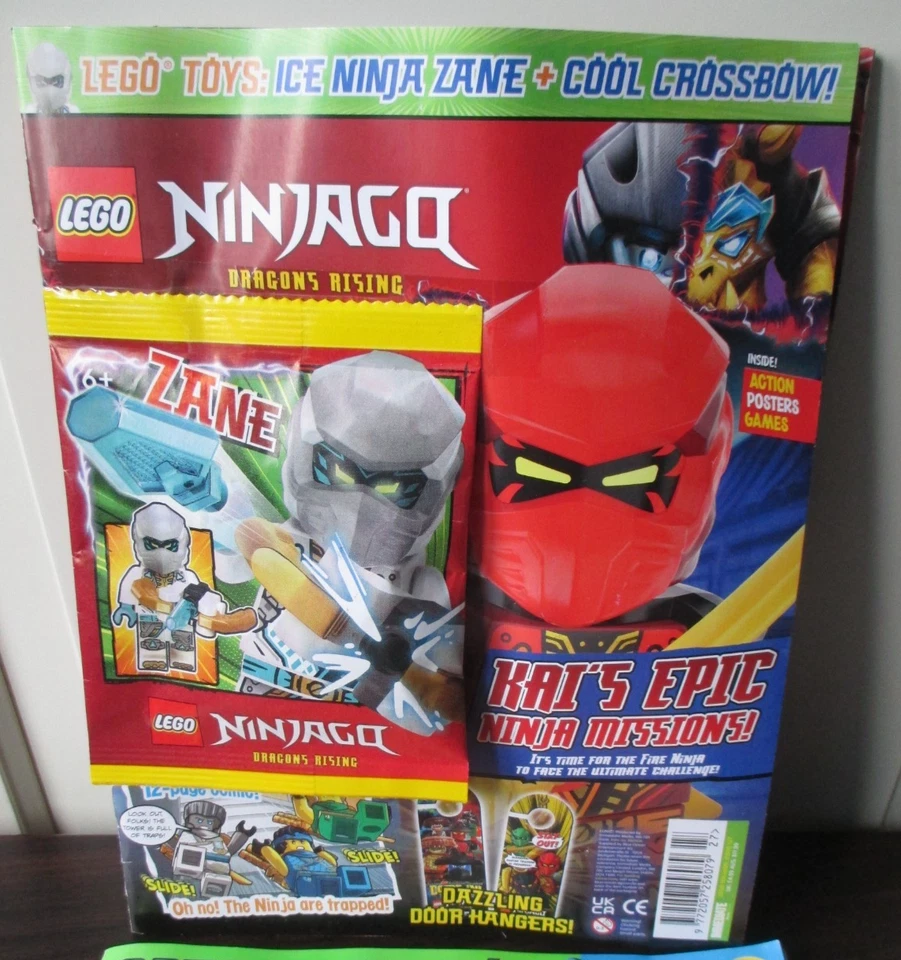 Zane Lego 127 Issue 31 Ninjago Magazine Special Ed. Arin vs Wolf Mask Guard Tin - Image 2 of 3