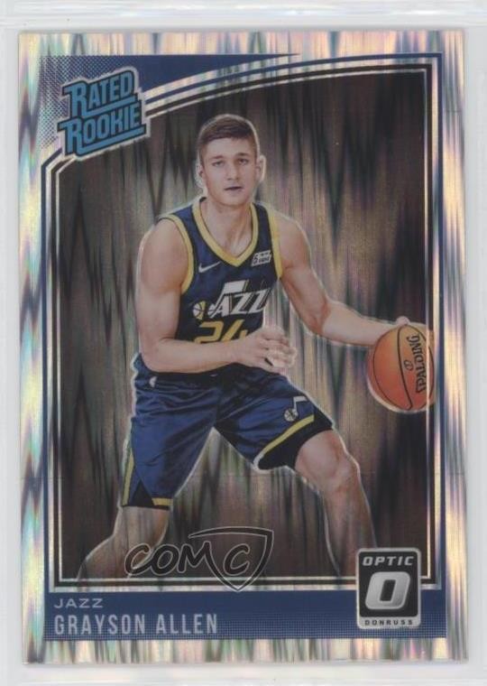 2018-19 Panini Donruss Optic Rated Rookie Shock Prizm Grayson Allen #156 0c6