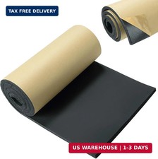 Neoprene Foam Rubber Sheet with Adhesive, 1/4" Thick x 12" x 54" - DIY Padding,