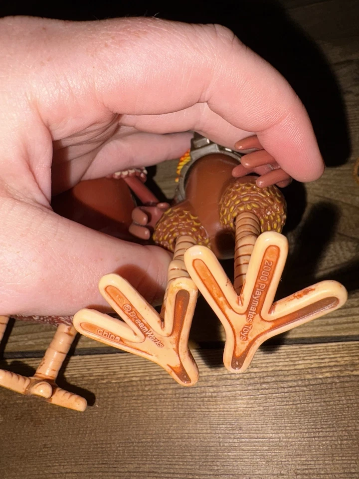Lote de 2 figuras Chicken Run 2000 Dreamworks Foto 3 de 3