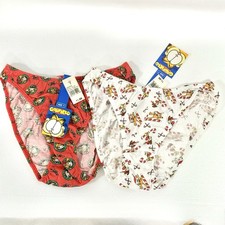 NWT 1978 Vintage Garfield Paws Underwear Christmas Cotton Panty Womens Size 7