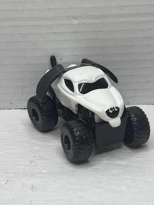 Monster Jam Monster Mutt Toy Car Black N White Mcdonalds Happy Meal Toy