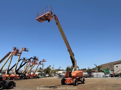 2013 JLG 860SJ 86' 4WD Diesel Telescopic Boom Lift Man Aerial Sky Power bidadoo