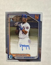 2024 Bowman Chrome Yovanny Rodriguez RC #CPA-YR 1st Bowman Autograph