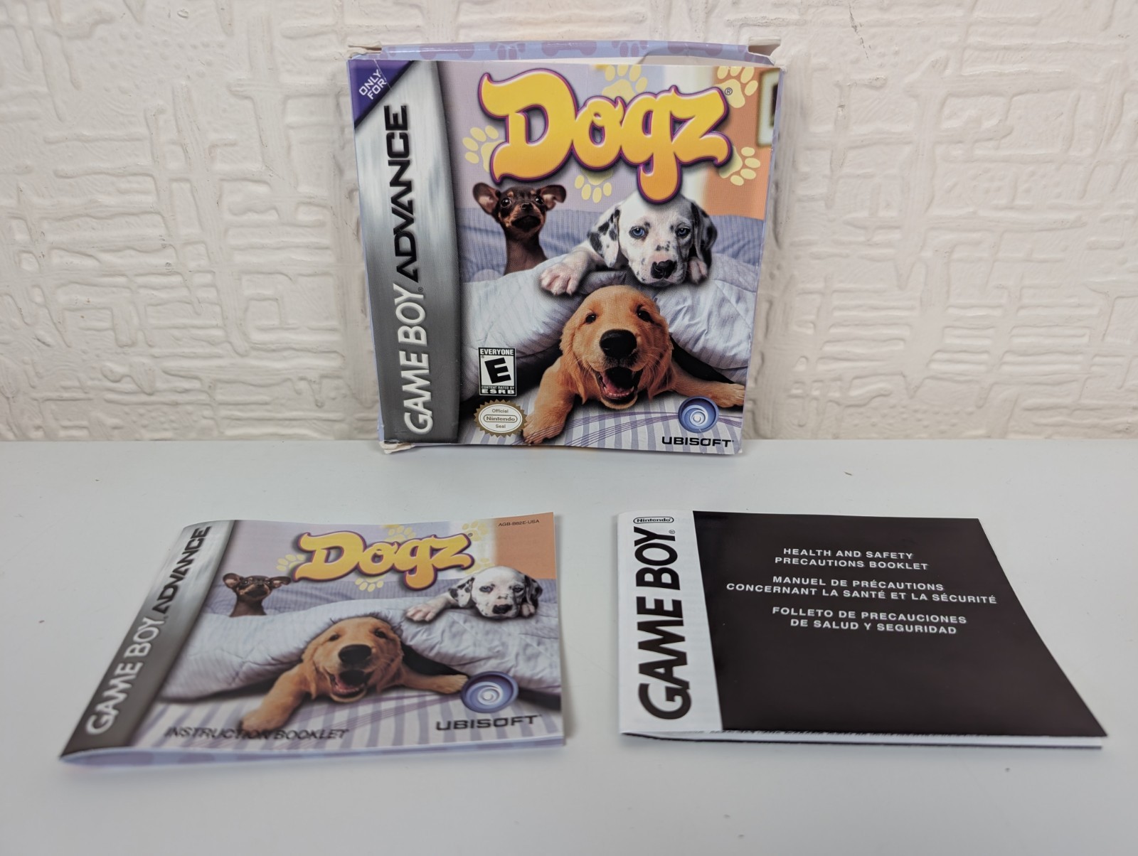 Nintendo Game Boy Advance Dogz - Box and Manual ONLY!