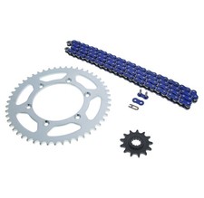 97-1998, 04-08 fits Suzuki RM250 Blue Non O Ring Chain & Sprocket Slv 13/50 114L