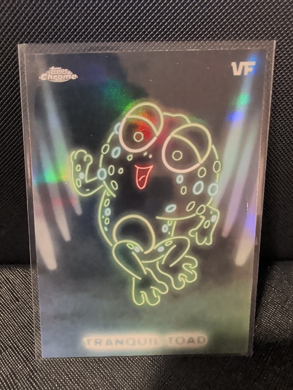 2026 Topps Chrome Veefriends Tranquil Toad Neon Lights
