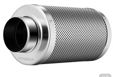 VIVOSUN 4" Air Carbon Filter Smelliness Control  NEW Open Box