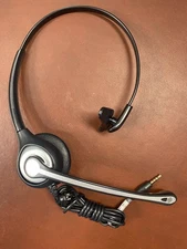 Wantek Call Headset Model A600 Noise Canceling On/Off Mic  