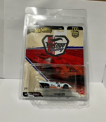 Hot Wheels Car Culture Vintage Racing Porsche 917K Gulf Oil 1:64 Diecast