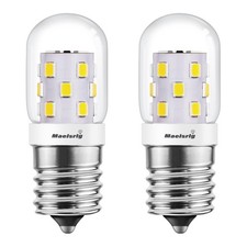 LED Microwave Light Bulbs 40W Equivalent E17 3W 380 Lumens 2 Pack for Range Hood