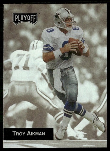 1993 Playoff Troy Aikman #1 card