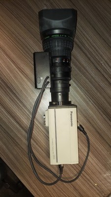 Panasonic AW-E600 3CCD Broadcast Camera w/ Fujinon Lens Studio Pulled Untested