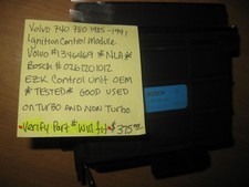 VOLVO BOSCH 1346469 0261201012 Ignition Contr...