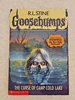 Goosebumps #56 The Curse of Camp Cold Lake R L Stine 1st Print Scholastic 1997