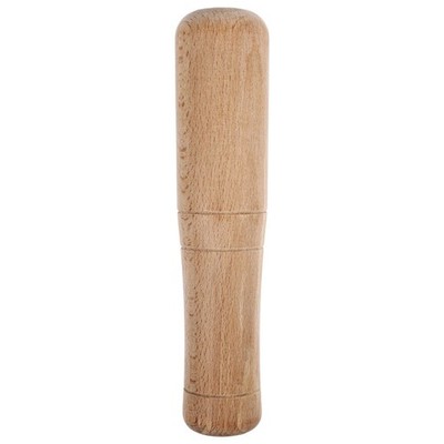 Natural Wooden Pestle Grinding Rod Tool Ergonomic Handle Pestle