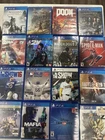 Sony PlayStation 4 Game Lot (16) Story Mode Sports Super Hero FPS DBZ Spiderman