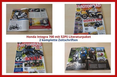 Honda Integra 700 mit 52PS Literaturpaket - 2 komplette Zeitschriften