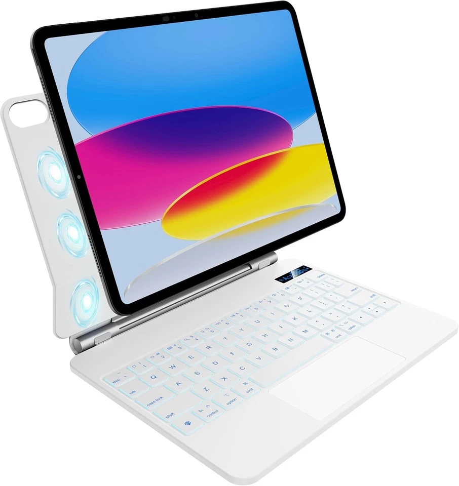 🔥Pad A16 Bionic i11th Gen 2025 White Magic Keyboard Case-Backlit Keys-Trackpad - Image 4 of 4