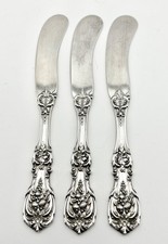 Reed & Barton Sterling Silver Flat Butter Knife Spreader - Francis I No Monogram
