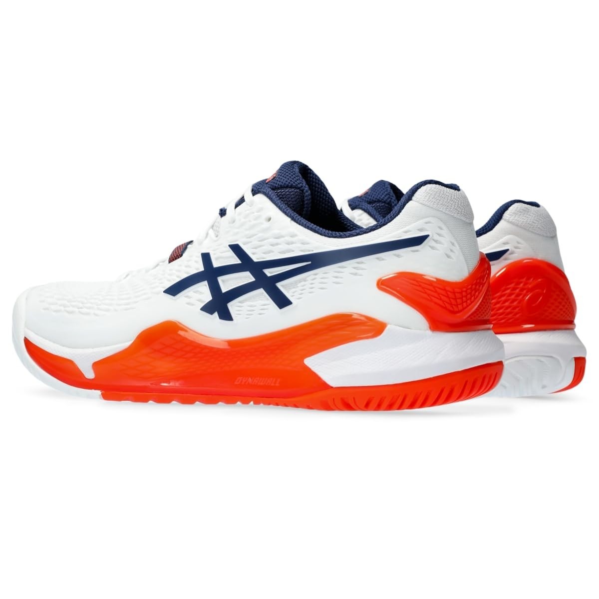 ASICS Gel-Resolution 9 Mens Tennis Shoes 9.5 White Blue Expanse