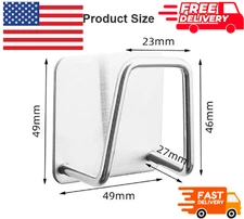 4-Pack Stainless Steel Sink Sponge Holder – Adhesive Kitchen Caddy Organizer Set