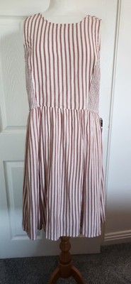 Fat Face Damen ärmelloses Strand Sommerkleid Größe 16 sehr guter Zustand
