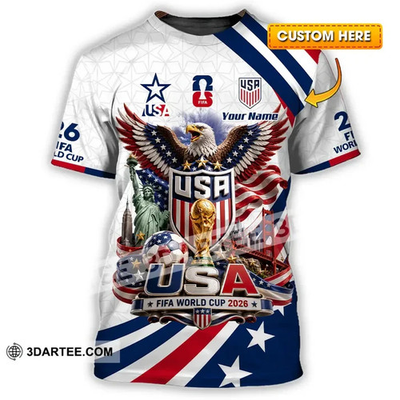 #ad Unisex 3D Shirt Custom USA World Cup 2026 Shirt VK13785 $21.99